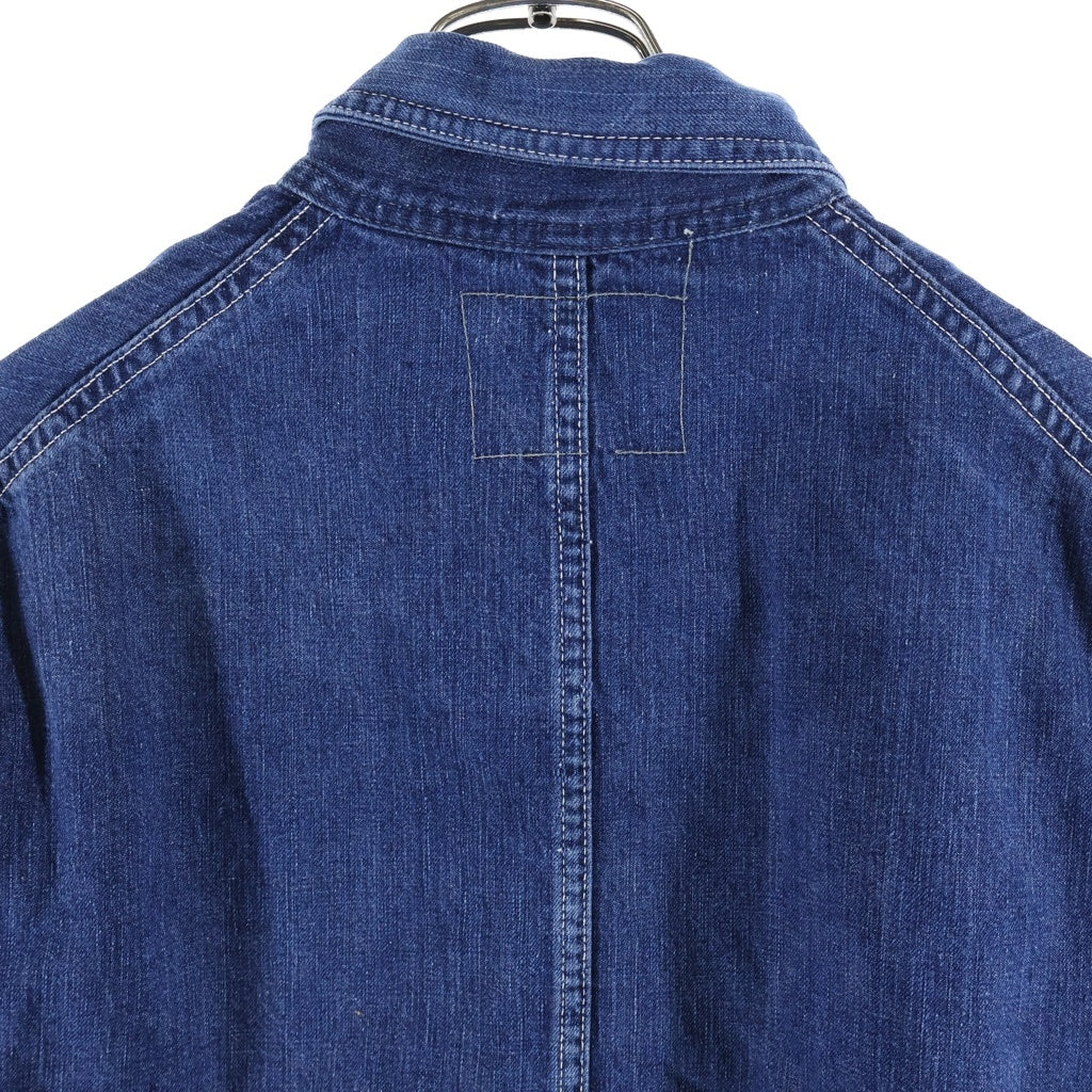 OSHKOSH(オシュコシュ) 40-50S DENIM COVERALL 首振り 20mmデカボタン デニム カバーオール インディゴ