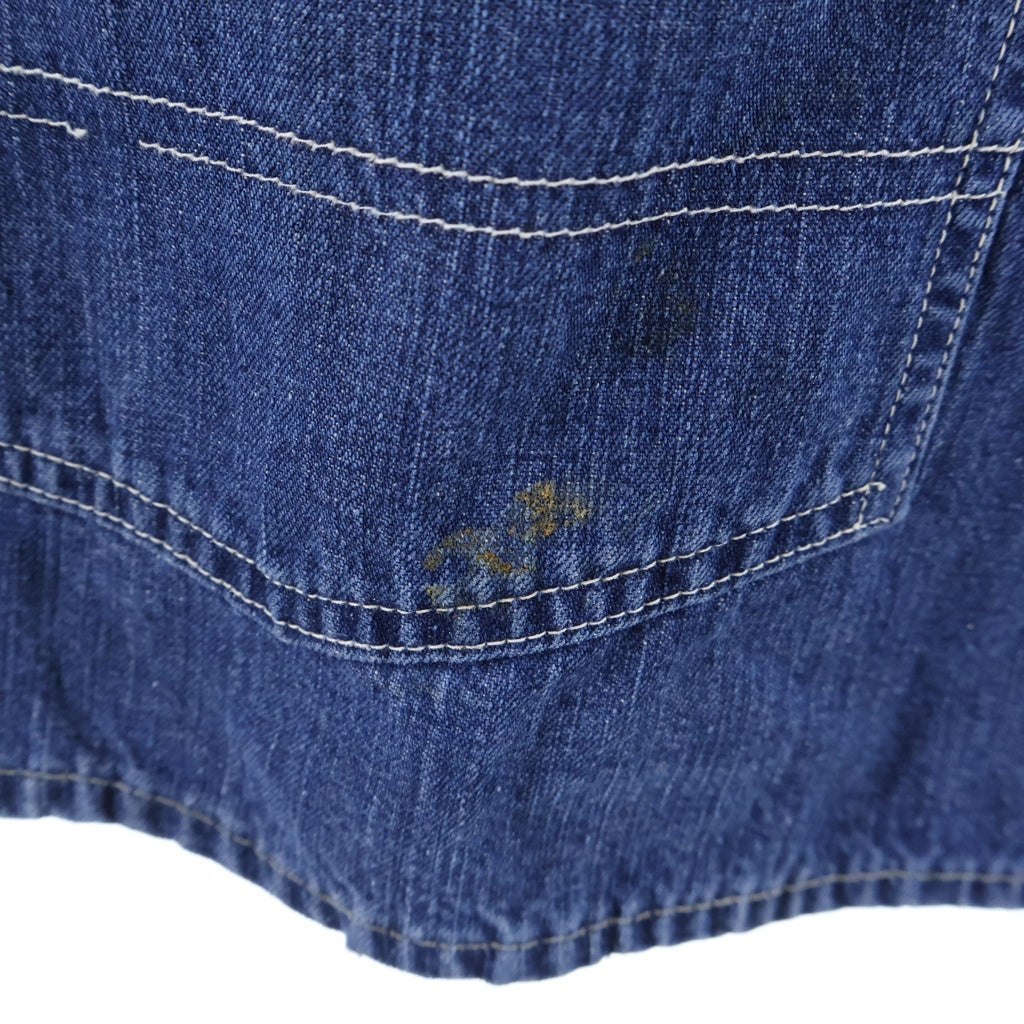OSHKOSH(オシュコシュ) 40-50S DENIM COVERALL 首振り 20mmデカボタン デニム カバーオール インディゴ