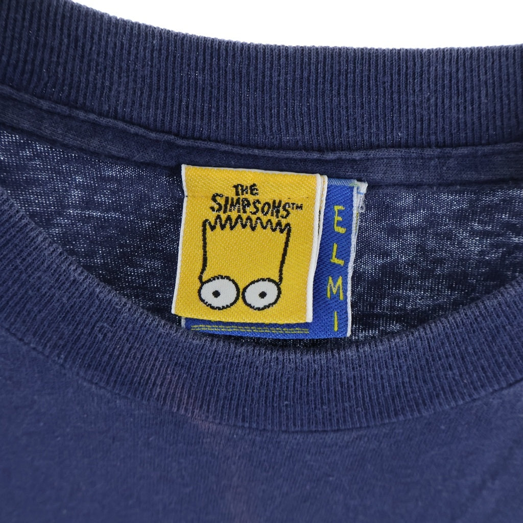 VINTAGE(ヴィンテージ) 90S THE SIMPSONS TITANIC TEE シンプソンズ タイタニック 片面プリント半袖カットソーTシャツ ネイビー