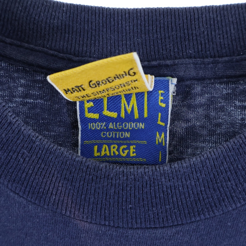 VINTAGE(ヴィンテージ) 90S THE SIMPSONS TITANIC TEE シンプソンズ タイタニック 片面プリント半袖カットソーTシャツ ネイビー