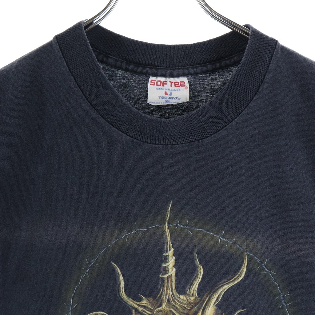VINTAGE(ヴィンテージ) 90S MEGADETH YOUTHANASIA TEE メガデス ユースアネイジア 両面プリント半袖カットソーTシャツ ブラック