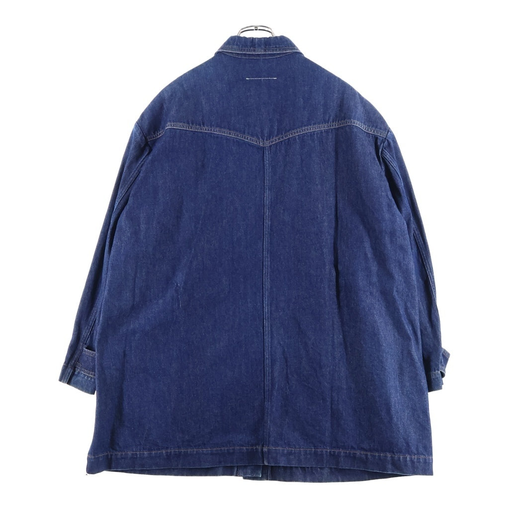 MM6 Maison Margiela(エムエムシックスメゾンマルジェラ) OVER SIZE DENIM COAT W BOW ON THE BACK オーバーサイズウエスタンデニムコート インディゴ S52AM0046 S30460 レディース
