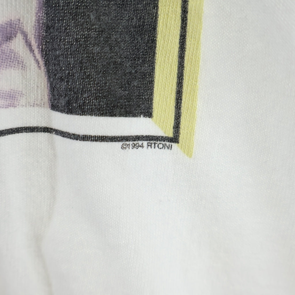 VINTAGE(ヴィンテージ) 90S ENCORE TENORS DODGER STADIUM TEE アンコール ザ スリー テナーズ オペラ 両面プリント 半袖Tシャツ カットソー ホワイト