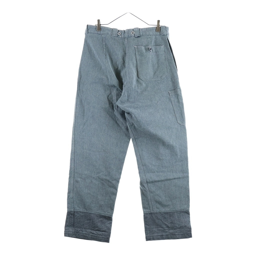 VINTAGE(ヴィンテージ) 50s Swiss Army Denim Work Pants スイス軍 デニム ワーク パンツ グレー
