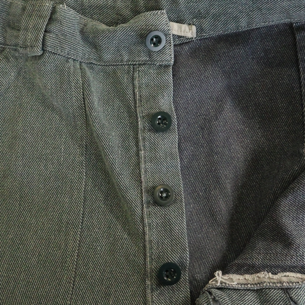 VINTAGE(ヴィンテージ) 50s Swiss Army Denim Work Pants スイス軍 デニム ワーク パンツ グレー