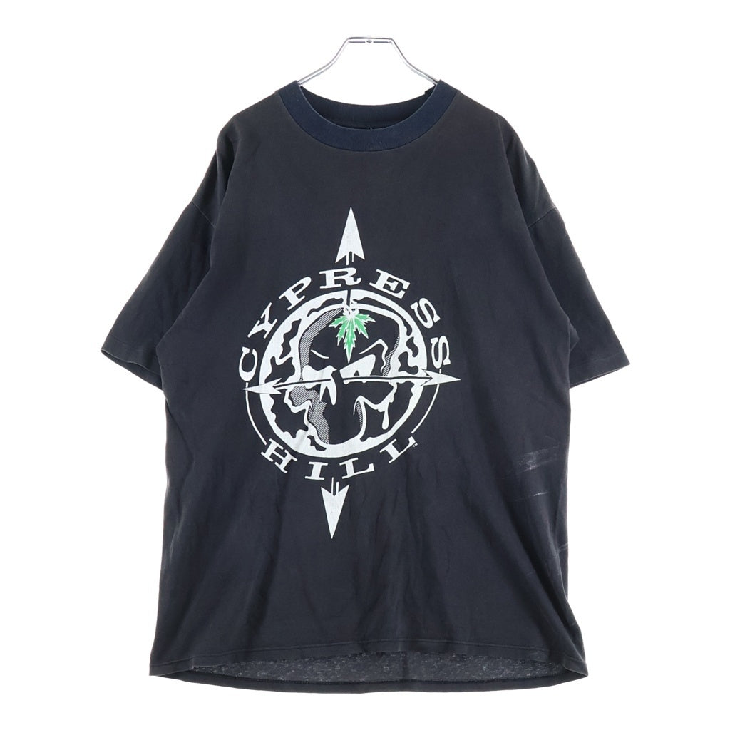 VINTAGE(ヴィンテージ) 90S HILL THE PHUNCKY CYPRESS HILLSHIT ヒル ザ ファンキー サイプレス ヒルシット ラップ 半袖Tシャツ カットソー ブラック