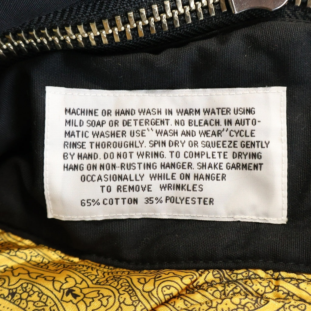 VINTAGE(ヴィンテージ) 00S DERBY OF SAN FRANCISCO (ダービー オブ サンフランシスコ) JACKET 裏地ゴールド 中綿ジャケット ブラック