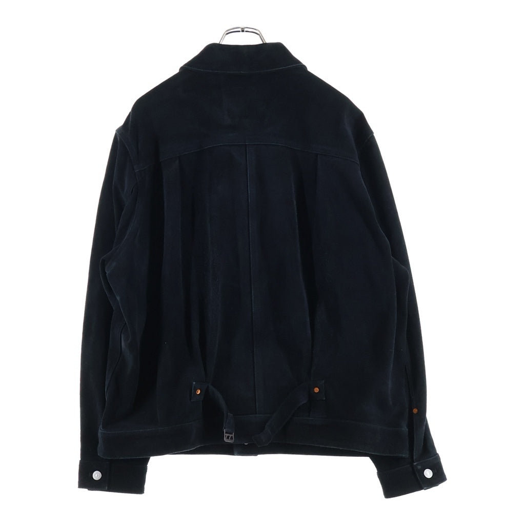 Levi's premium(リーバイスプレミアム) JOURNAL STANDARD（ジャーナルスタンダード）別注 1stMODEL TYPE1 Tバック 針刺しバックル カーフスエード トラッカージャケット ブラック PC9-005ZB-0000