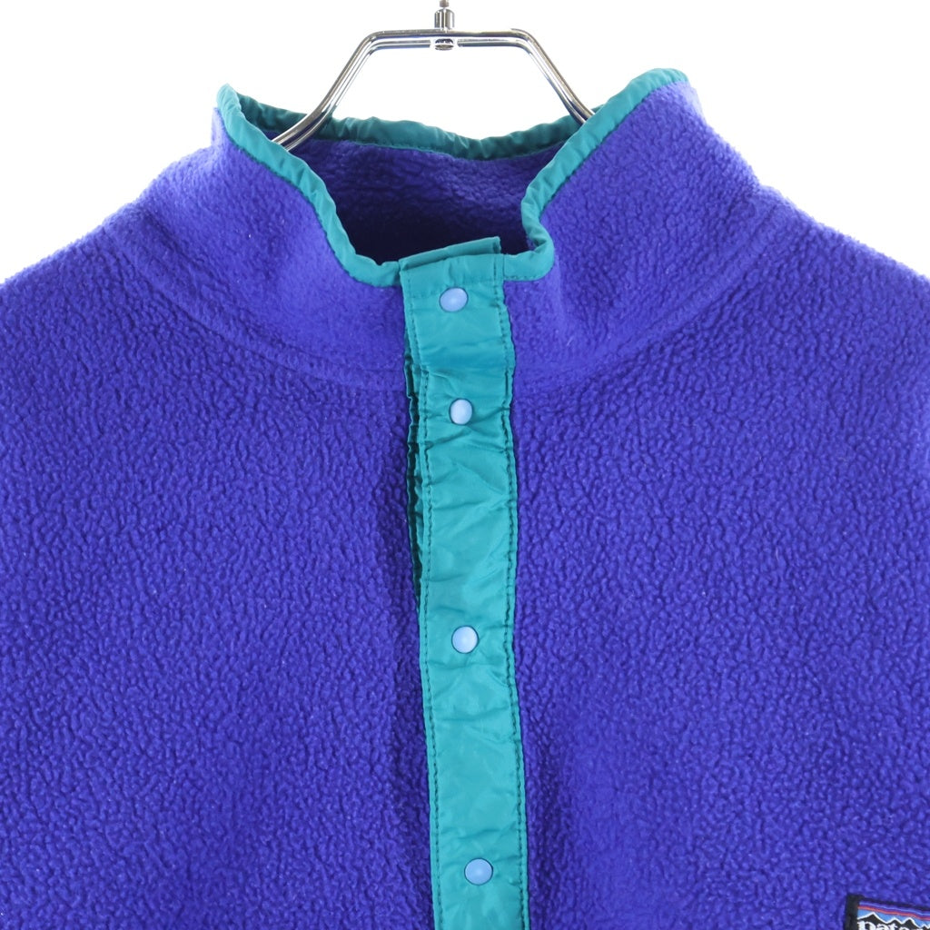 PATAGONIA(パタゴニア) 90S VINTAGE SNAP T FLEECE JACKET 91年製 USA製 スナップT フリースジャケット ブルー 25530