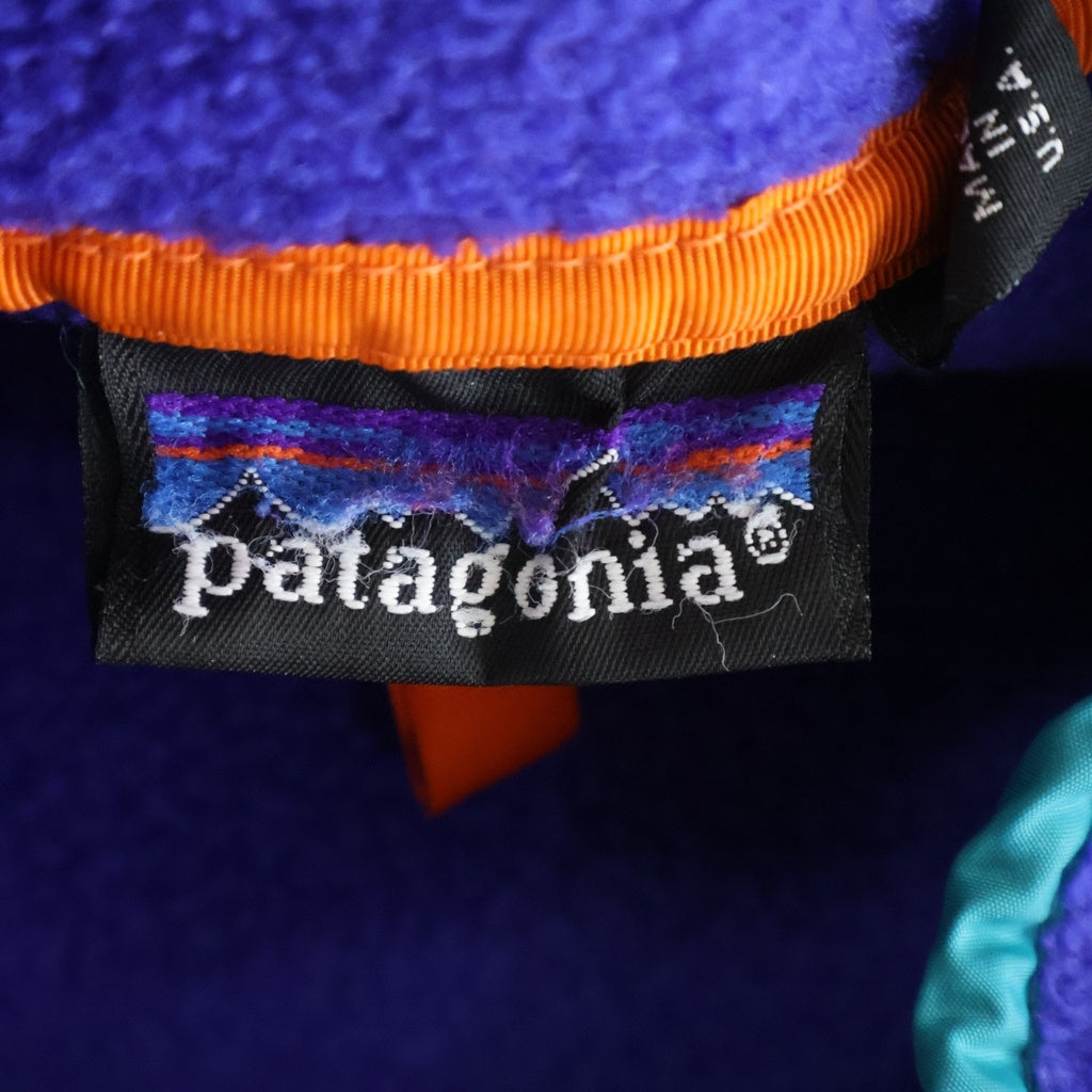 PATAGONIA(パタゴニア) 90S VINTAGE SNAP T FLEECE JACKET 91年製 USA製 スナップT フリースジャケット ブルー 25530