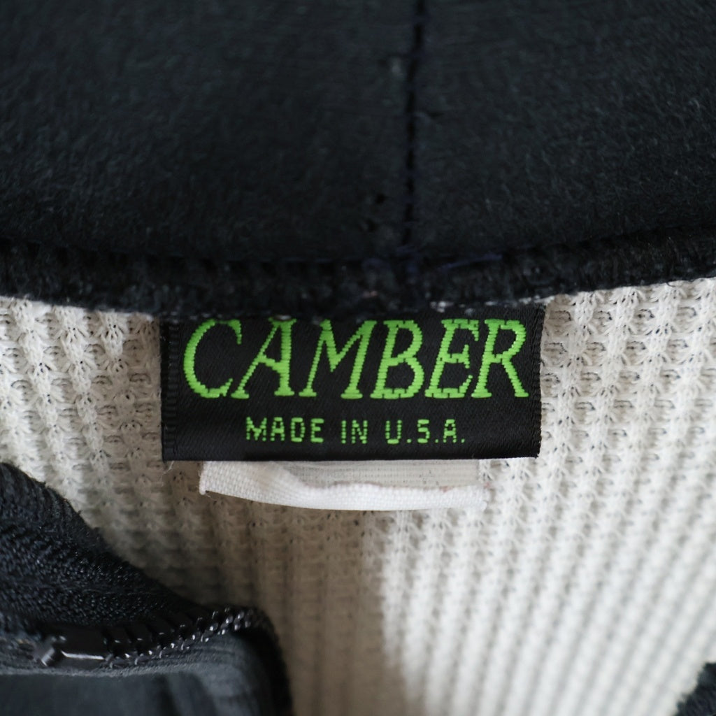 VINTAGE(ヴィンテージ) 90S CAMBER DOUBLE FACE ZIP UP HOODIE ダブルフェイス ジップアップ フーディー ブラック