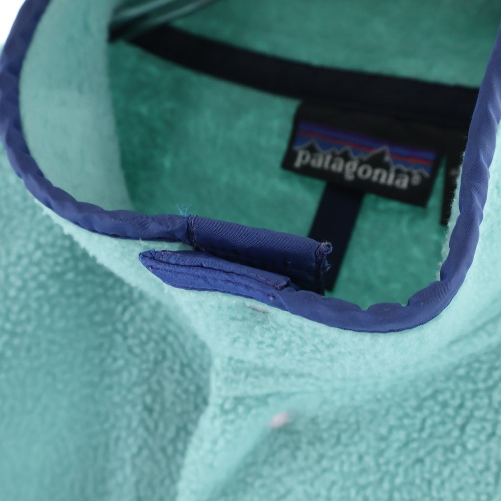 PATAGONIA(パタゴニア) 90S SNAP T FLEECE JACKET 93年製 USA製 スナップT フリースジャケット ライトブルー シーグリーン 25440