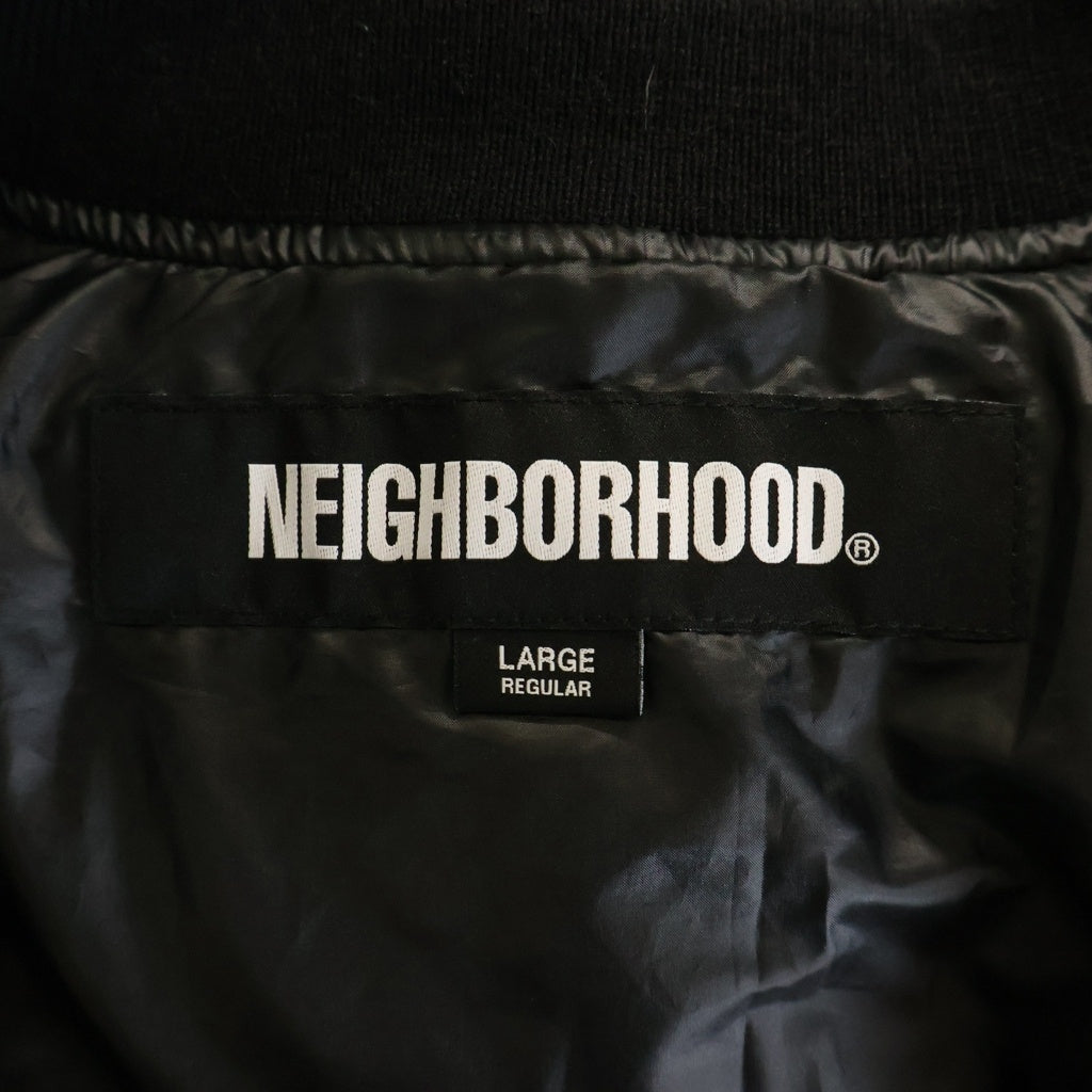 NEIGHBORHOOD(ネイバーフッド) 23AW CHECKER DOWN JACKET チェッカーダウンジャケット ブラック 232TSNH-LKM08