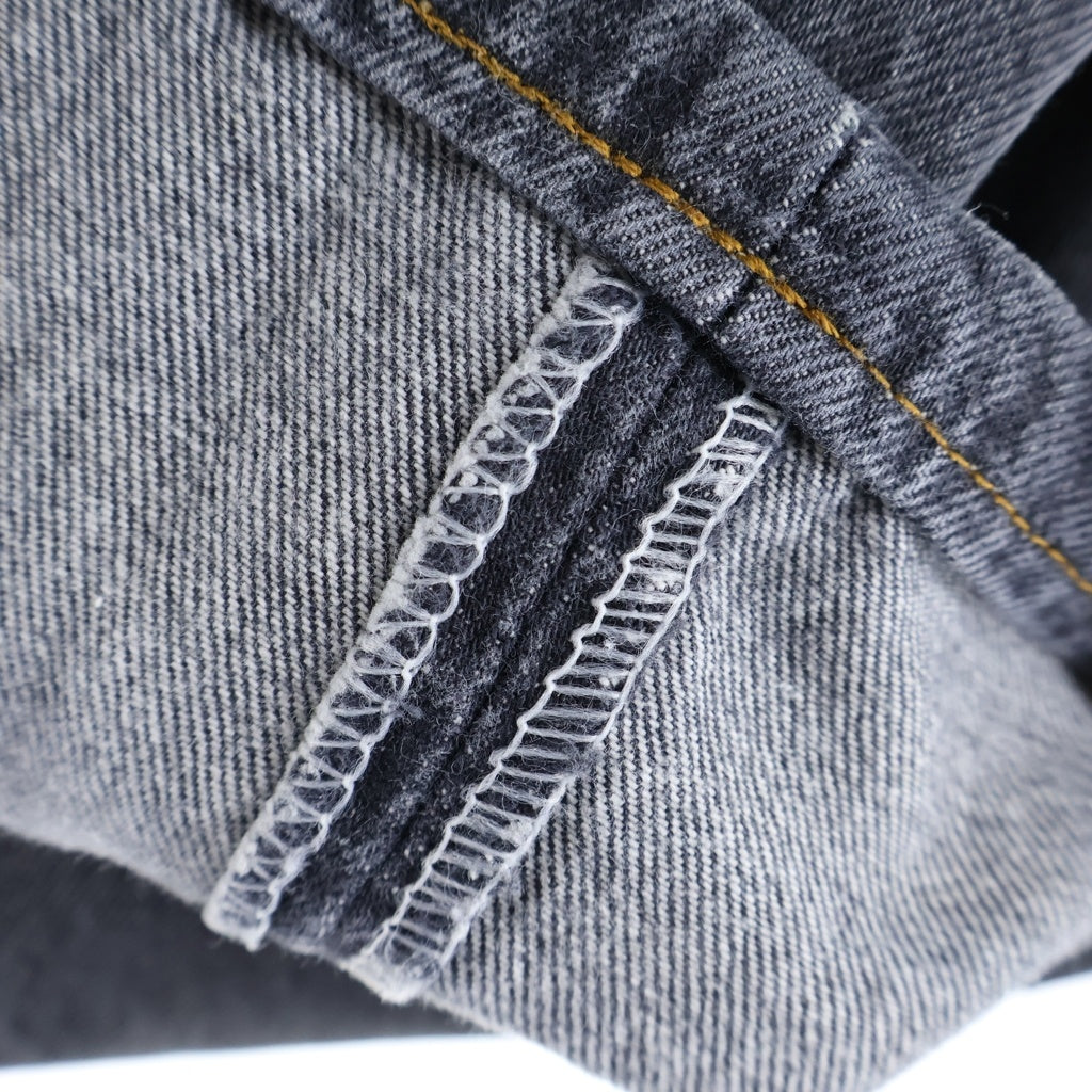 Levi's(リーバイス) 80S 501 先染め ボタン裏525 スモールe デニムパンツ ブラック