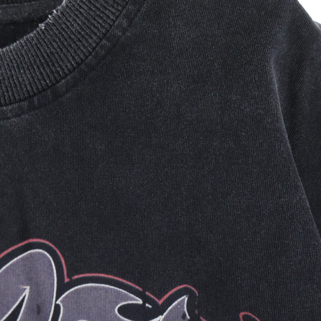 NO BRAND(ノーブランド) GOD SPEED (ゴッドスピード) NEY YORK STONER スカル 両面プリント 半袖Tシャツ カットソー ブラック
