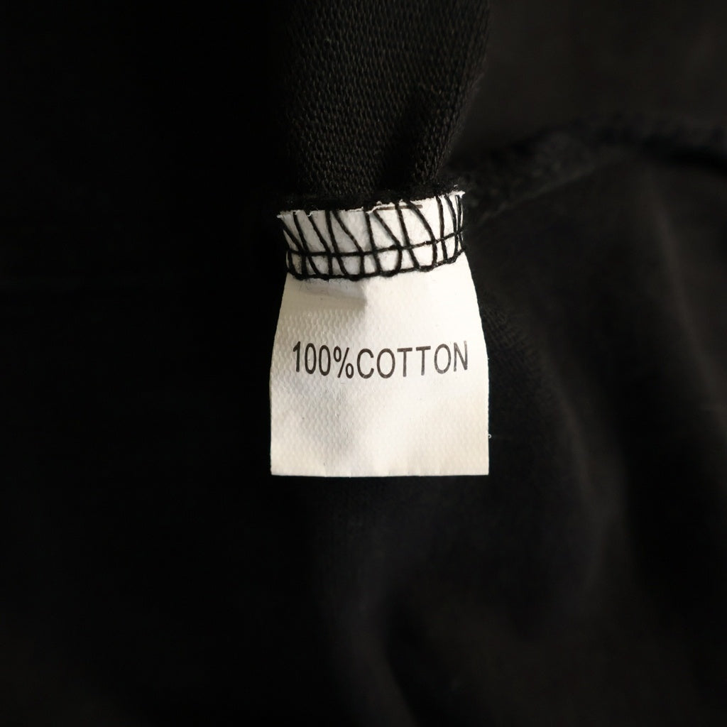 NO BRAND(ノーブランド) GOD SPEED (ゴッドスピード) NEY YORK STONER スカル 両面プリント 半袖Tシャツ カットソー ブラック