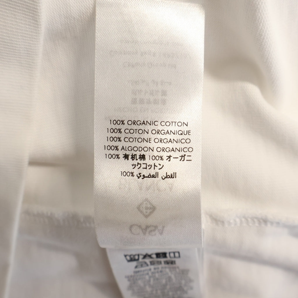 CASABLANCA(カサブランカ) Le Passage t-shirt 両面プリント オーガニックコットン 半袖Tシャツ ホワイト U-MPS25-JTS-001-07