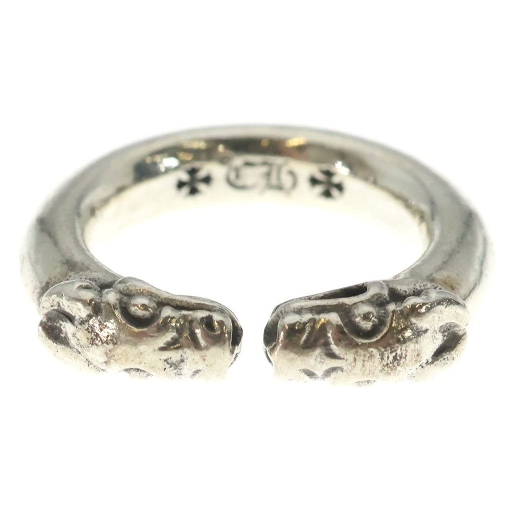 CHROME HEARTS(クロムハーツ) DOUBLE DOG RING ダブルドッグ リング シルバー