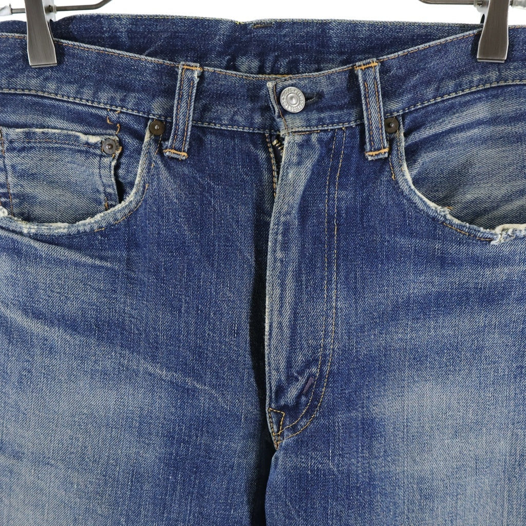 Levi's(リーバイス) 50-60S VINTAGE 501ZXX GRIPPER ZIPPER 両面BIG-E カムロック 両爪 オフセット カンヌキ留 隠しリベット デニムパンツ インディゴ