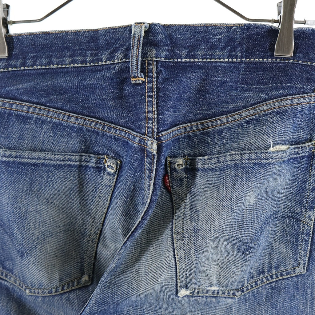Levi's(リーバイス) 50-60S VINTAGE 501ZXX GRIPPER ZIPPER 両面BIG-E カムロック 両爪 オフセット カンヌキ留 隠しリベット デニムパンツ インディゴ