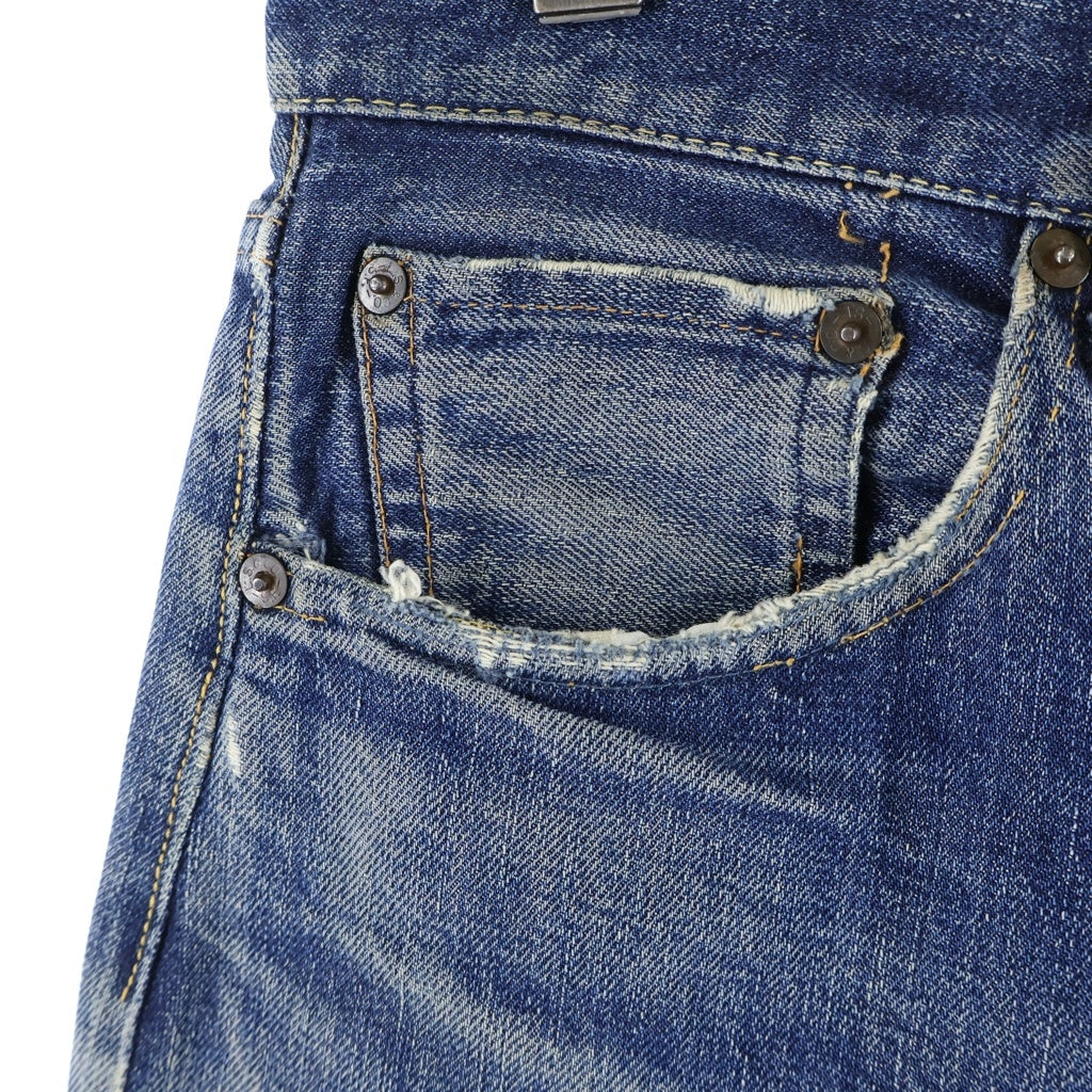 Levi's(リーバイス) 50-60S VINTAGE 501ZXX GRIPPER ZIPPER 両面BIG-E カムロック 両爪 オフセット カンヌキ留 隠しリベット デニムパンツ インディゴ