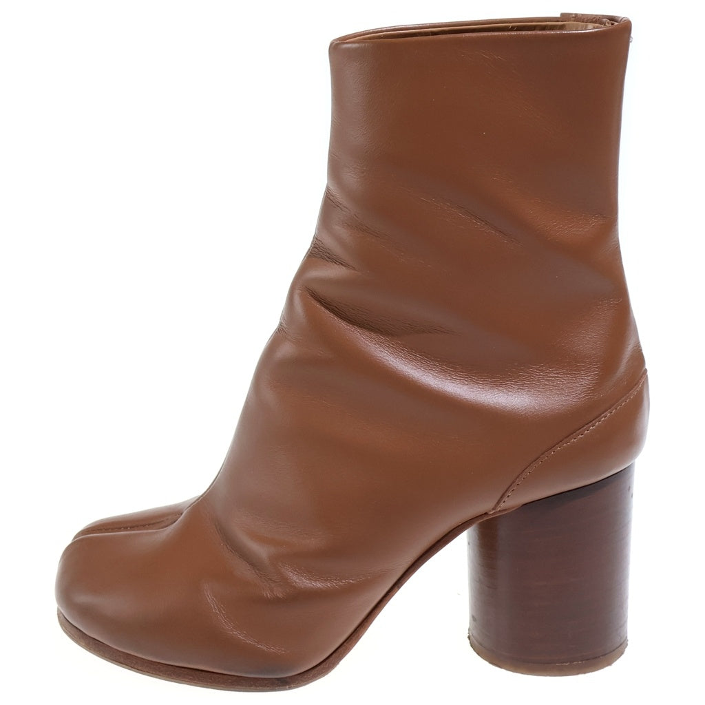 Maison Margiela(メゾンマルジェラ) TABI BOOTS 足袋ブーツ ヒールレザーブーツ ブラウン レディース
