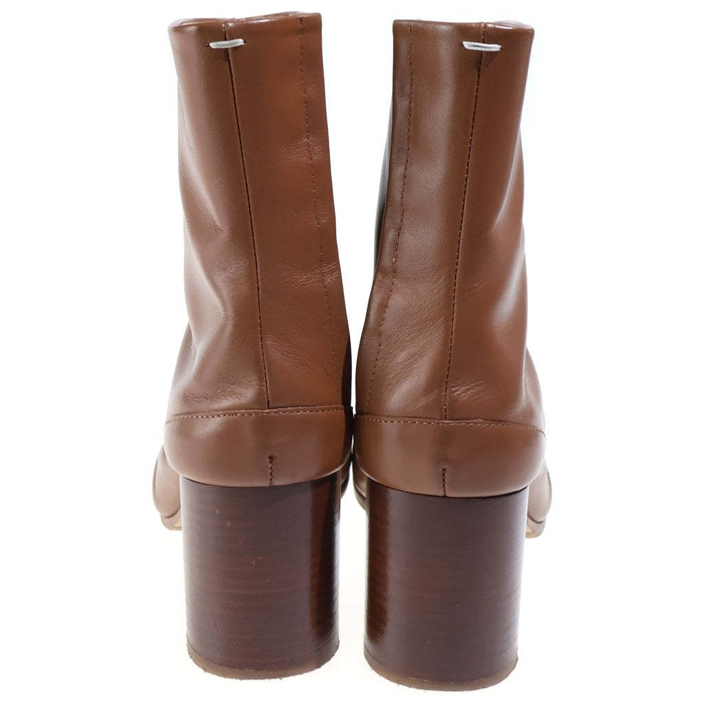 Maison Margiela(メゾンマルジェラ) TABI BOOTS 足袋ブーツ ヒールレザーブーツ ブラウン レディース