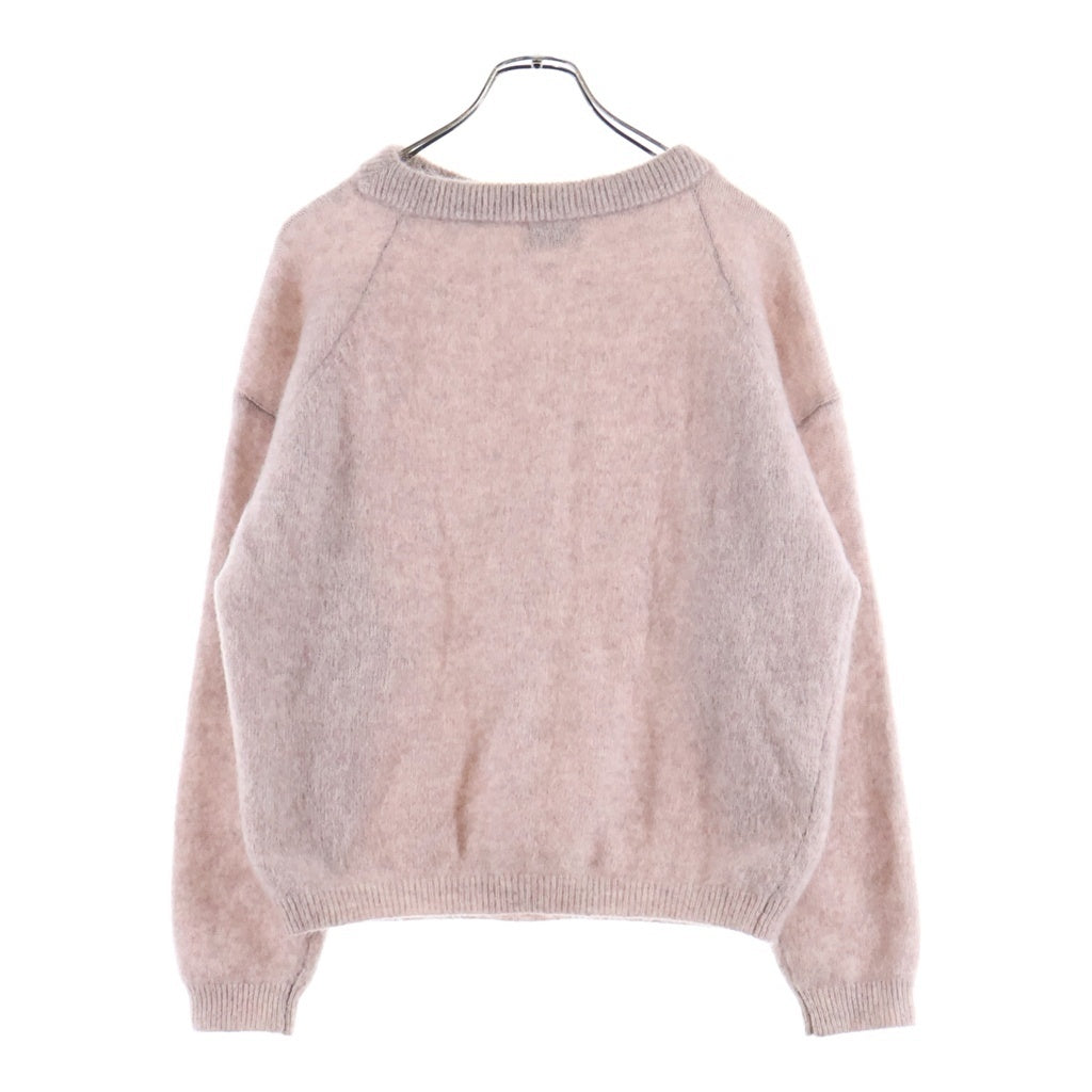 Acne Studios(アクネ ストゥディオズ) KNIT POWDER PINK DRAMATIC MOHAIR ドラマチックモヘアピンクパウダーニット クルーネックモヘアニット ピンク A60034 レディース