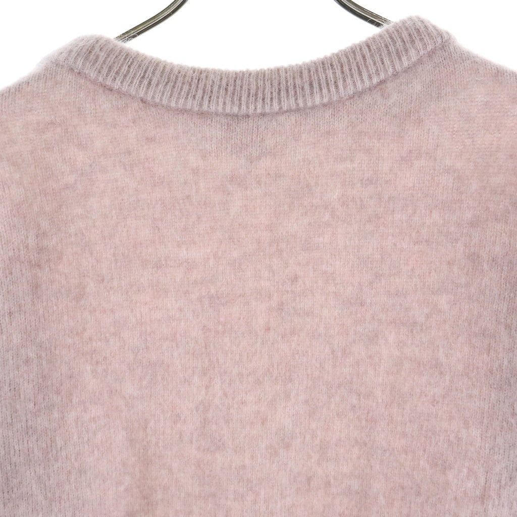 Acne Studios(アクネ ストゥディオズ) KNIT POWDER PINK DRAMATIC MOHAIR ドラマチックモヘアピンクパウダーニット クルーネックモヘアニット ピンク A60034 レディース