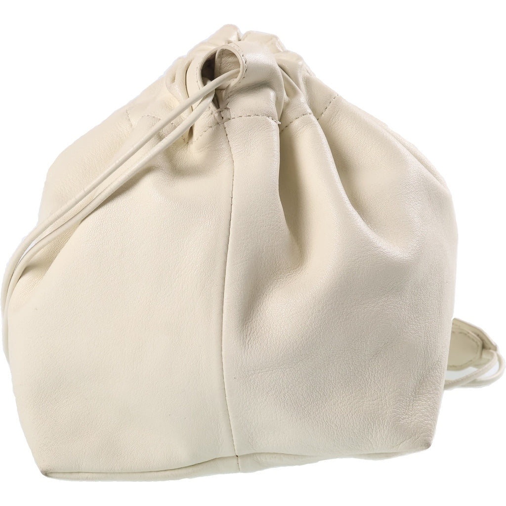 JIL SANDER(ジルサンダー) DUMPLING CROSSBODY SHOULADER BAG ダブリングクロスボディーショルダーバッグ 巾着 ホワイト レディース