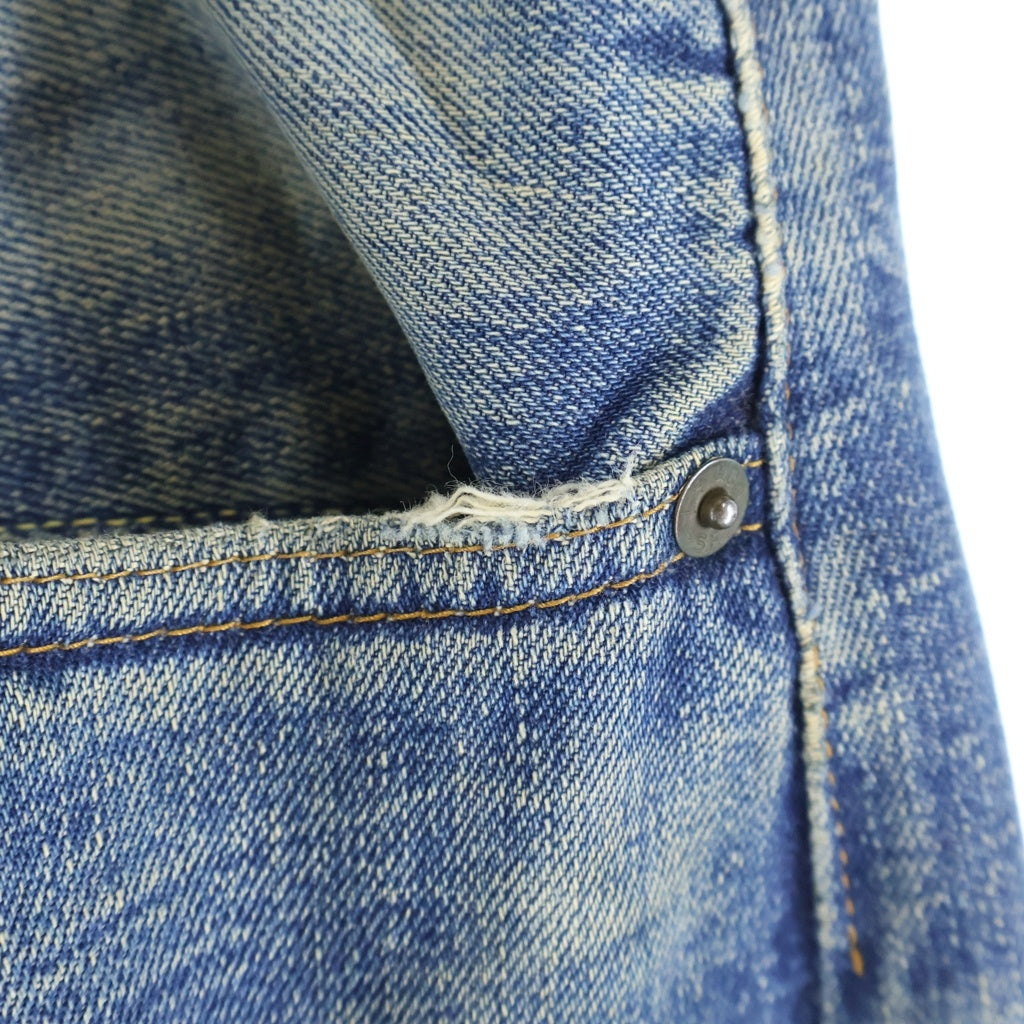 Levi's(リーバイス) 70S VINTAGE 501 66前期 スモールe 紙パッチ ボタン裏6 ボタンフライ デニム パンツ インディゴ