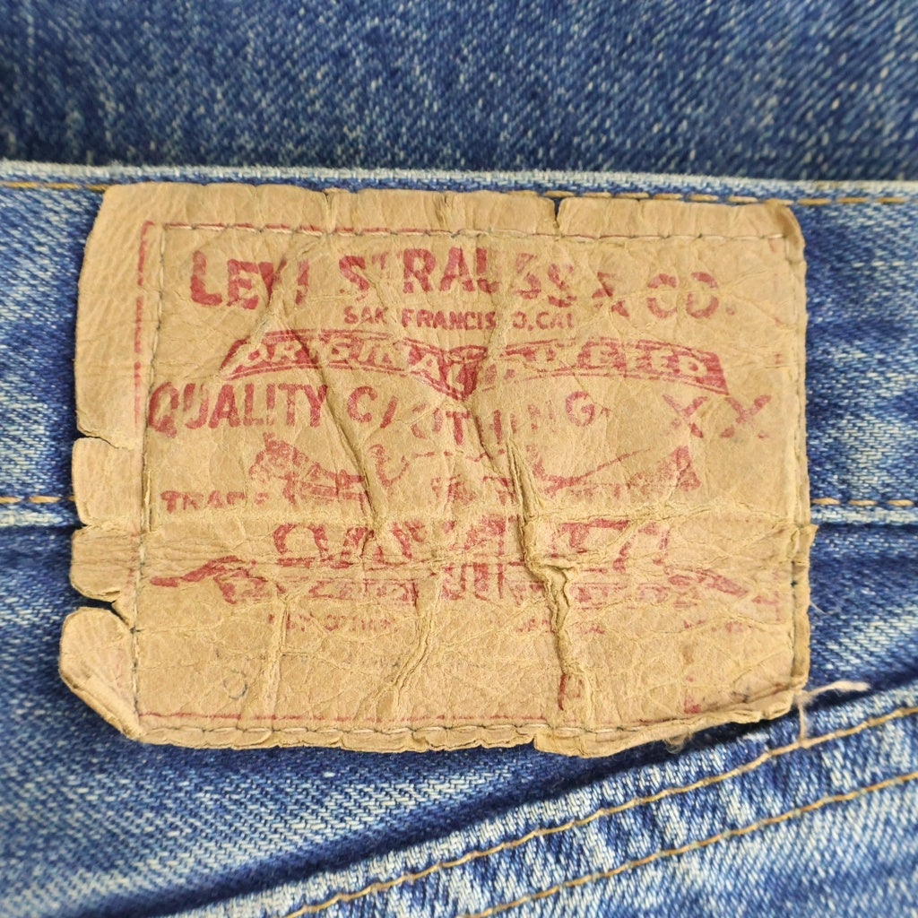 Levi's(リーバイス) 70S VINTAGE 501 66前期 スモールe 紙パッチ ボタン裏6 ボタンフライ デニム パンツ インディゴ