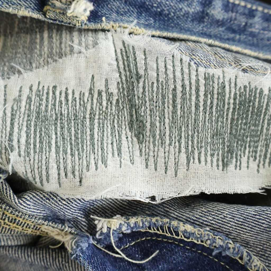 Levi's(リーバイス) 40-50S VINTAGE 503BXX BIG E 均等V 片面タブ 通常R 革パッチ コインポケット裏耳付き デニムパンツ インディゴ