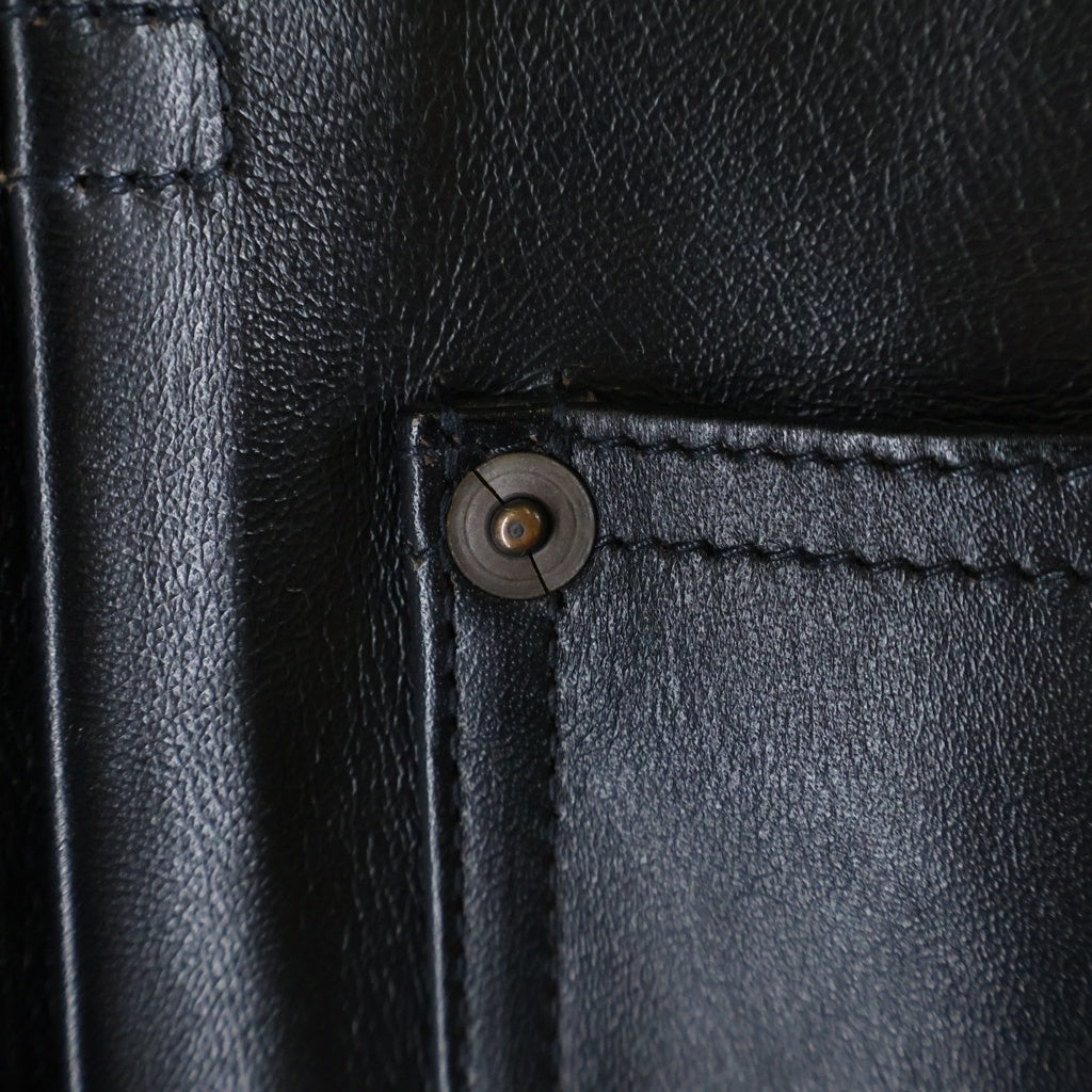 JELADO(ジェラード) 44 LEATHER JACKET 1st TYPE 大戦モデル 月桂樹ボタン 馬革 レザージャケット ブラック