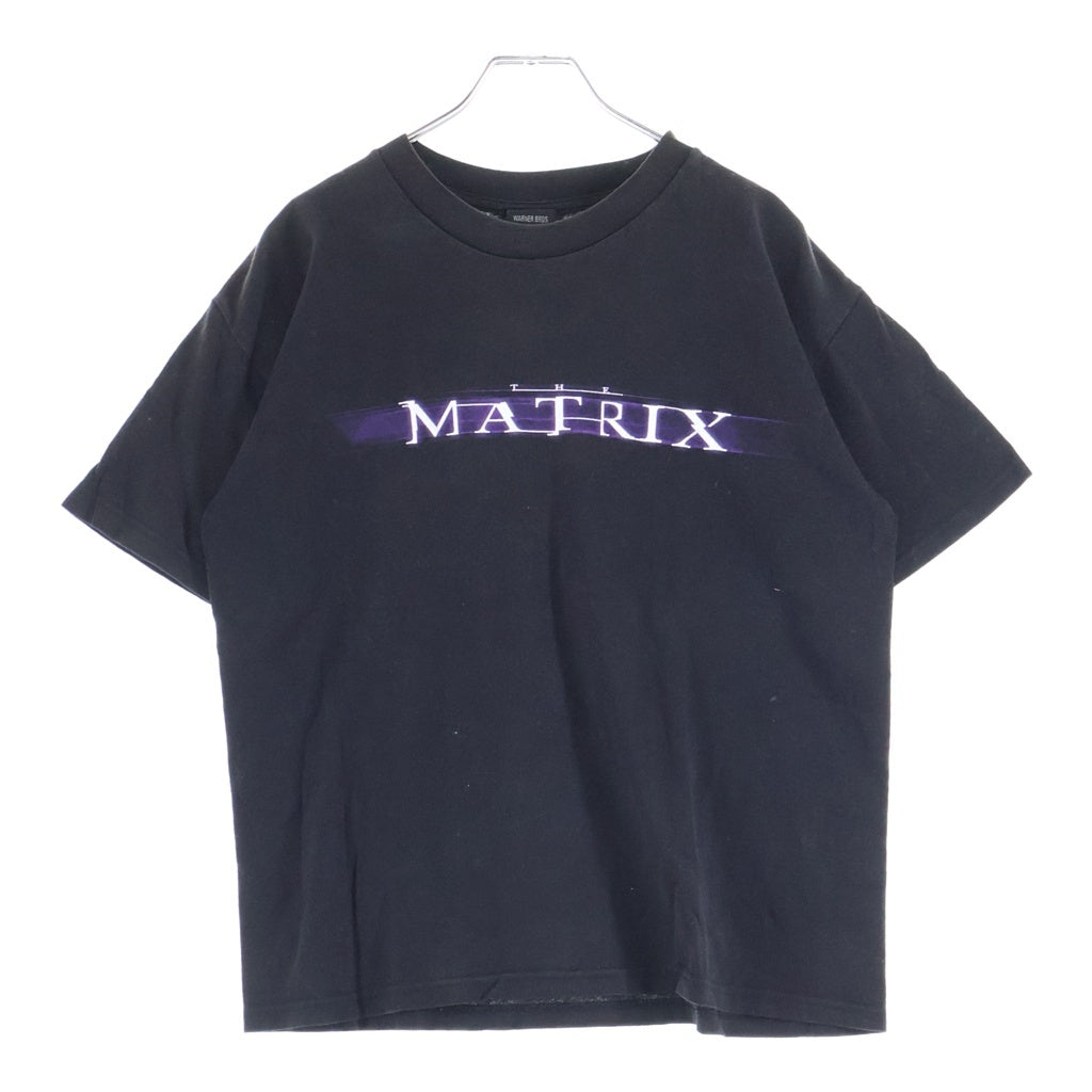 VINTAGE(ヴィンテージ) 90S THE MATRIX WARNER BROS STUDIO STORE 1999 マトリックス 半袖Tシャツ カットソー ブラック