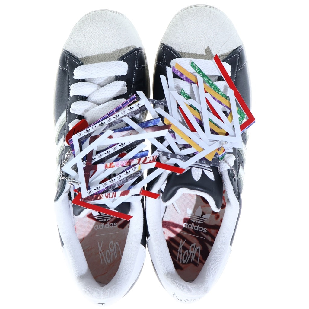 adidas(アディダス) × KORN (コーン) Superstar Black/White スーパースター ブラック/ホワイト PCI 789002 IH1313