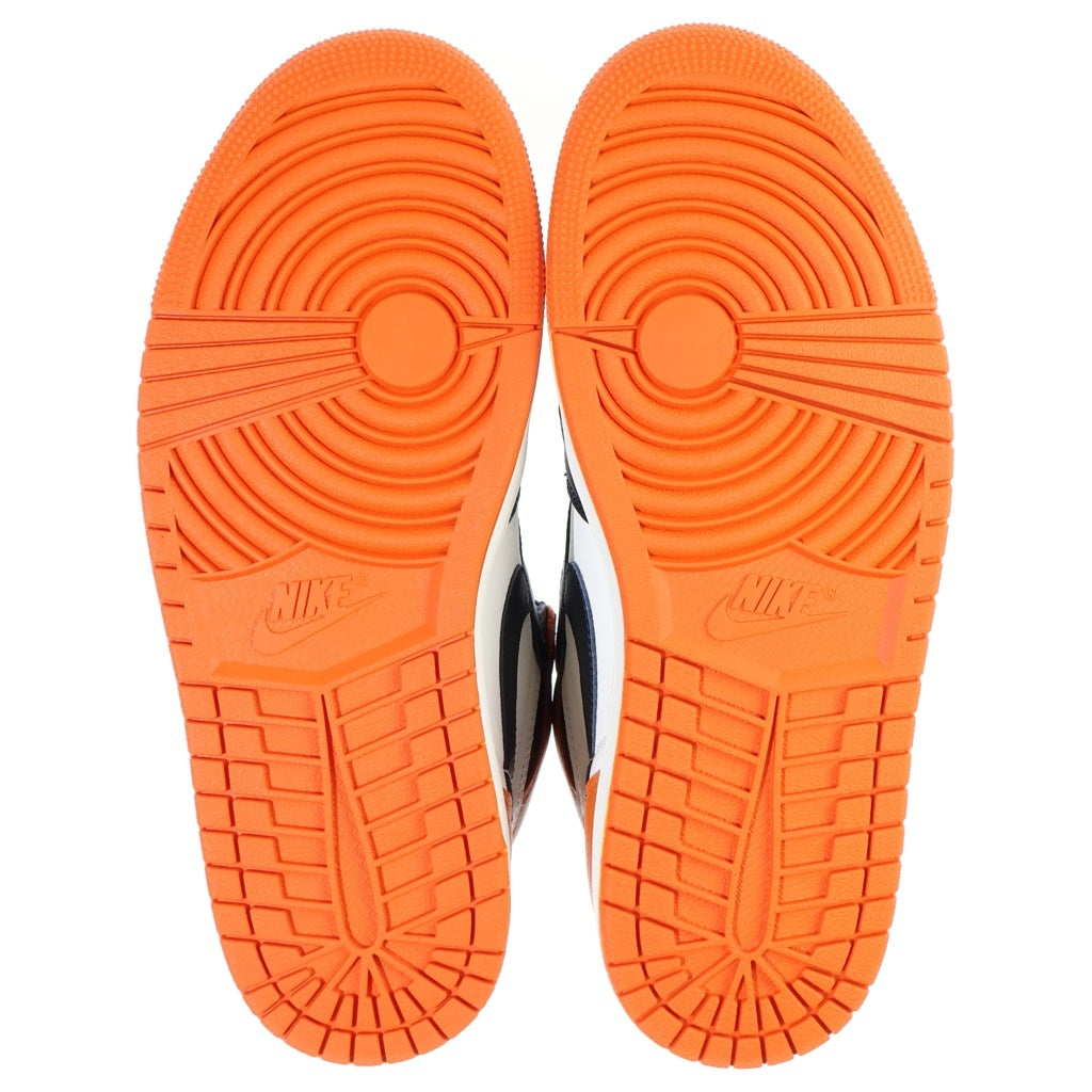 NIKE(ナイキ) AIR JORDAN 1 RETRO HIGH SHATTERED BACKBOARD (2025) エアジョーダン1 レトロ ハイ OG シャッタードバックボード ブラック/オレンジ US9/27cm DZ5485-008