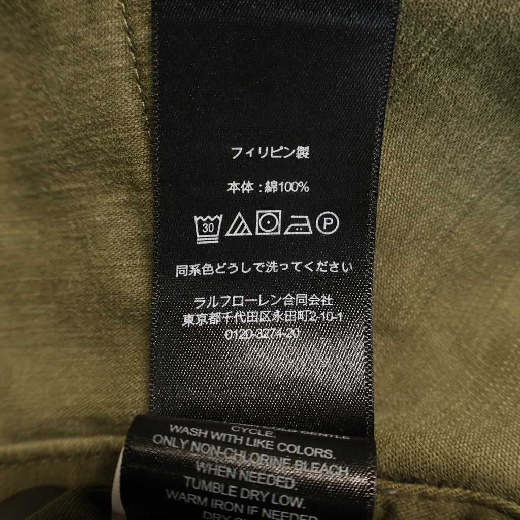 RRL(ダブルアールエル) 24SS REVERSE SATEEN OVERSHIRT リバースサティーン バックサテンオーバーシャツ カーキ 55-5-10487-15-2RL