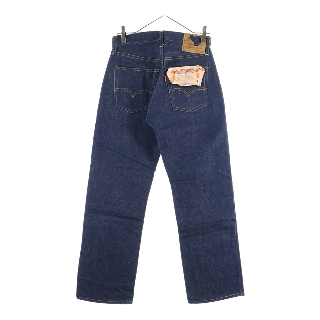 Levi's(リーバイス) 60S VINTAGE DEADSTOCK BIG E A TYPE Vステッチ ヴィンテージ デッドストック フラッシャー付き 足長R ボタン裏刻印6 紙パッチ デニムパンツ インディゴ