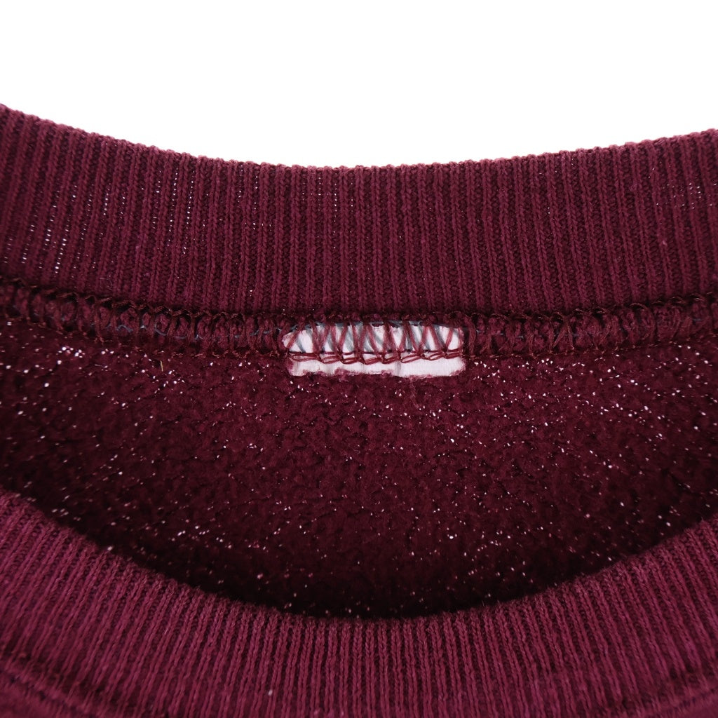 VINTAGE(ヴィンテージ) 60S COLLEGE FLOCK PRINT SWEAT 脇ガゼット カレッジ フロッキープリント スウェット レッド