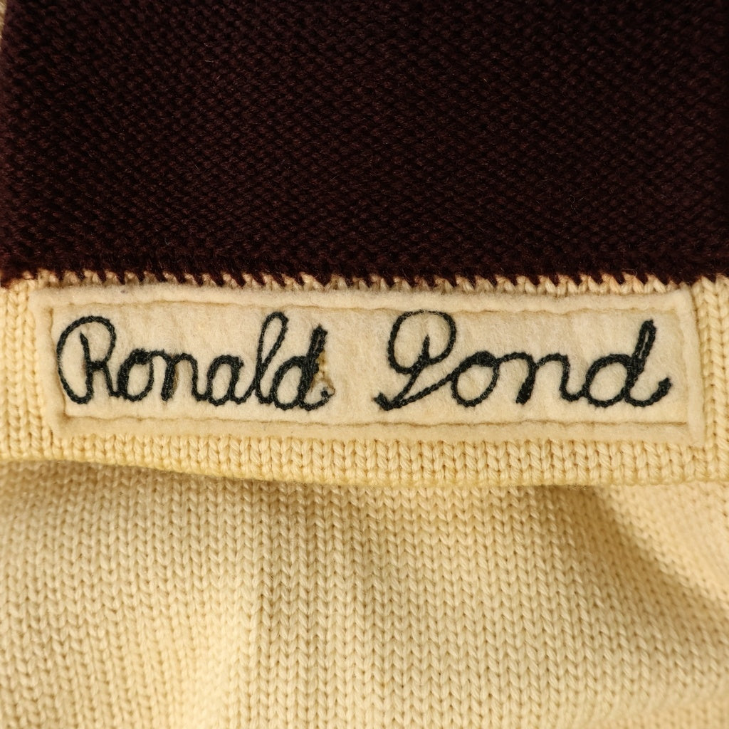 VINTAGE(ヴィンテージ) 50S LOGAN WOOL LETTERD CARDIGAN ウール レタードカーディガン ベージュ
