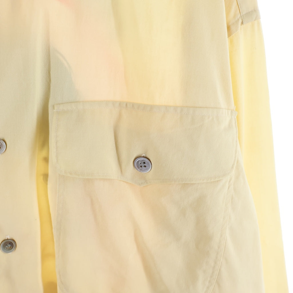 Yohji Yamamoto POUR HOMME(ヨウジヤマモト プールオム) 91AW TOKYO ROSE L/S SHIRT 杖村さえこ 東京ローズ 長袖 シャツ ベージュ