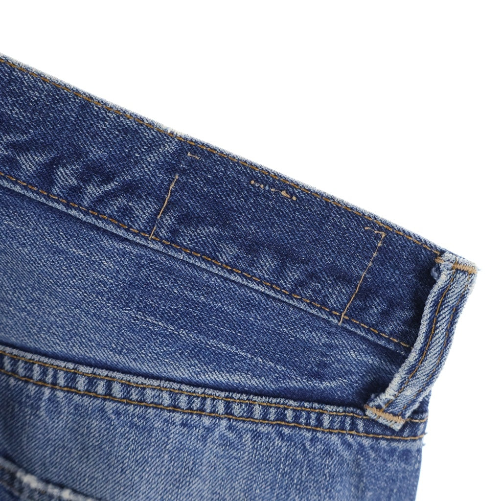 Levi's(リーバイス) 70S VINTAGE 501 BIG E 後期 ボタン裏6 両面タブ 足長R 紙パッチ デニム パンツ インディゴ