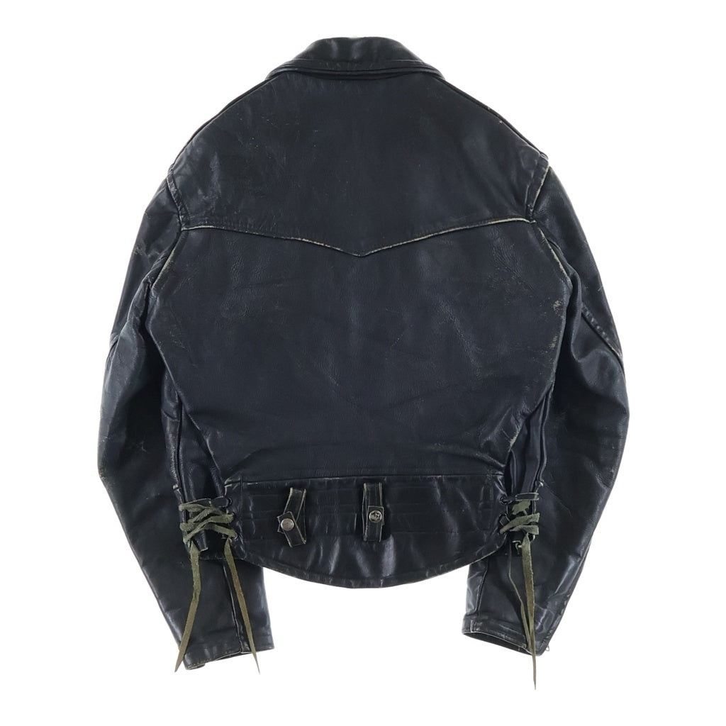 VINTAGE(ヴィンテージ) 60S CAL LEATHER CHP JACKET シングルライダースレザージャケット ブラック
