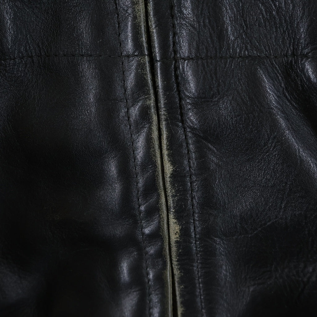 VINTAGE(ヴィンテージ) 60S CAL LEATHER CHP JACKET シングルライダースレザージャケット ブラック