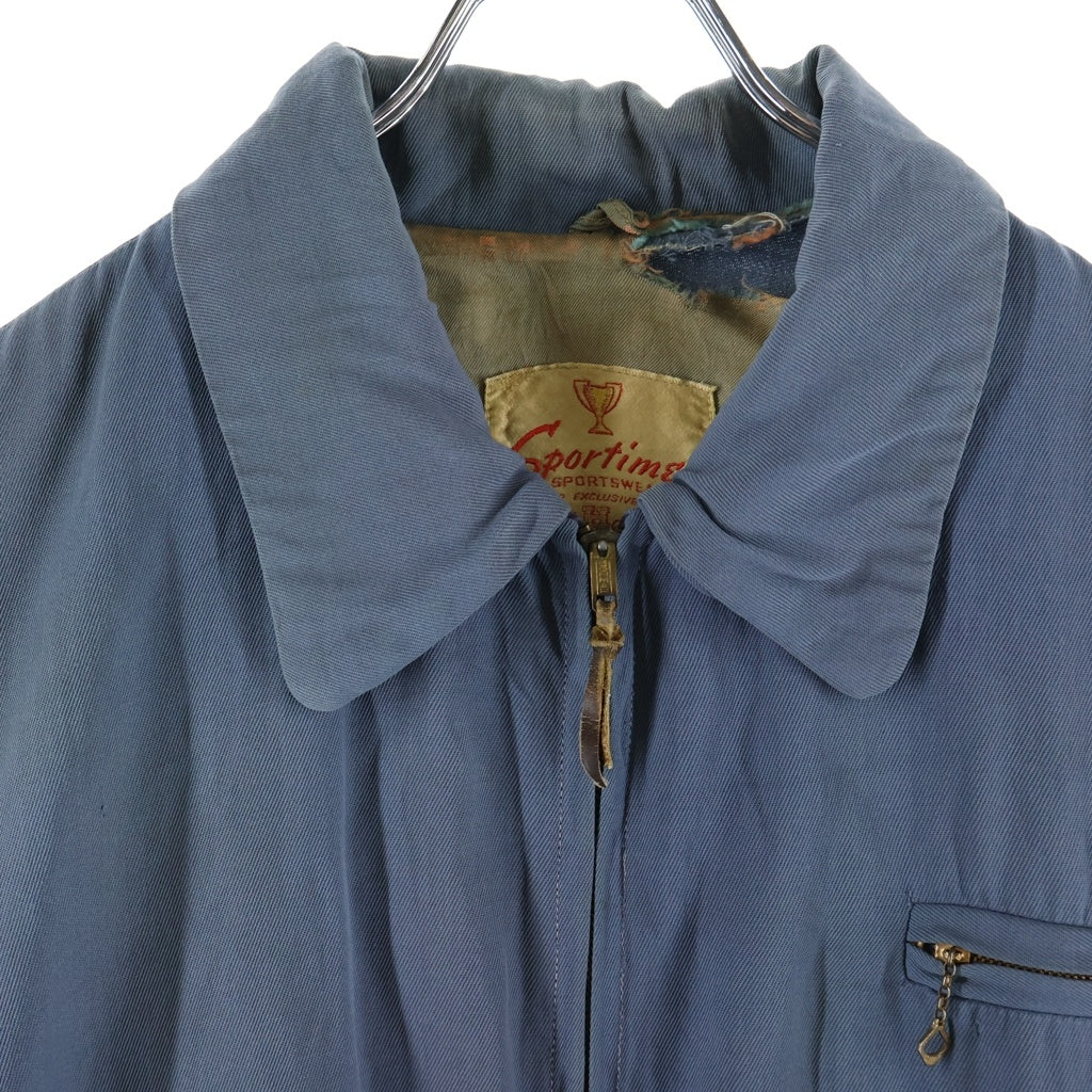 VINTAGE(ヴィンテージ) 50-60S ROBERT HALL CLOTHES GABARDINE JACKET ギャバジン ジャケット ブルー