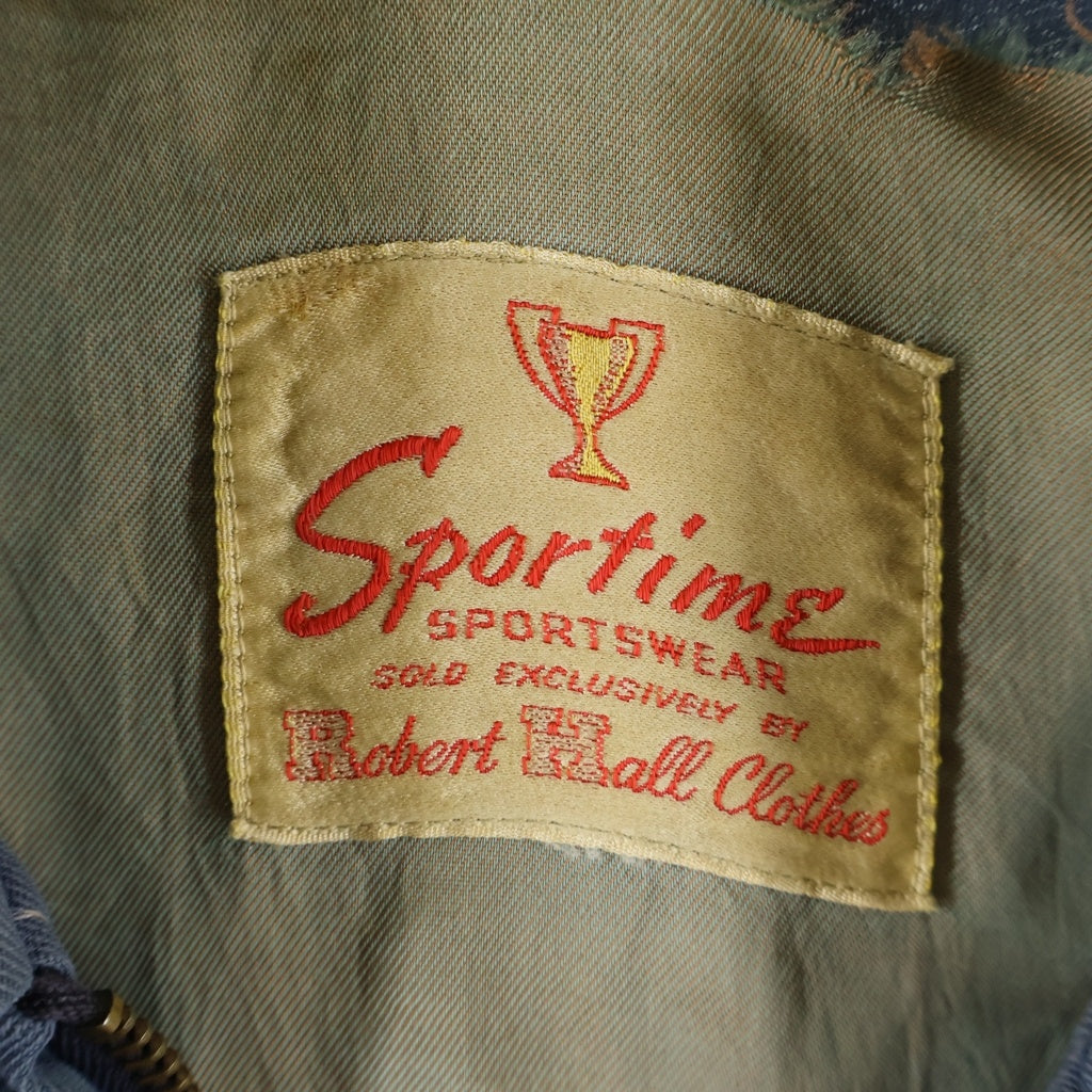 VINTAGE(ヴィンテージ) 50-60S ROBERT HALL CLOTHES GABARDINE JACKET ギャバジン ジャケット ブルー