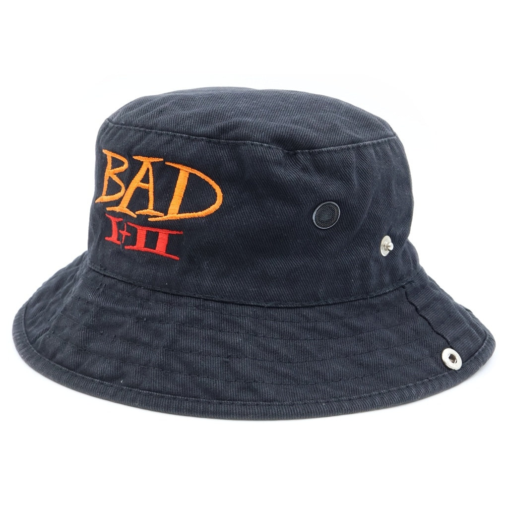 NO BRAND(ノーブランド) 90S BIG AUDIO DYNAMITE BUCKET HAT ビッグ オーディオ ダイナマイト バケット ハット ブラック