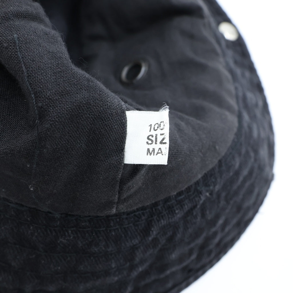 NO BRAND(ノーブランド) 90S BIG AUDIO DYNAMITE BUCKET HAT ビッグ オーディオ ダイナマイト バケット ハット ブラック