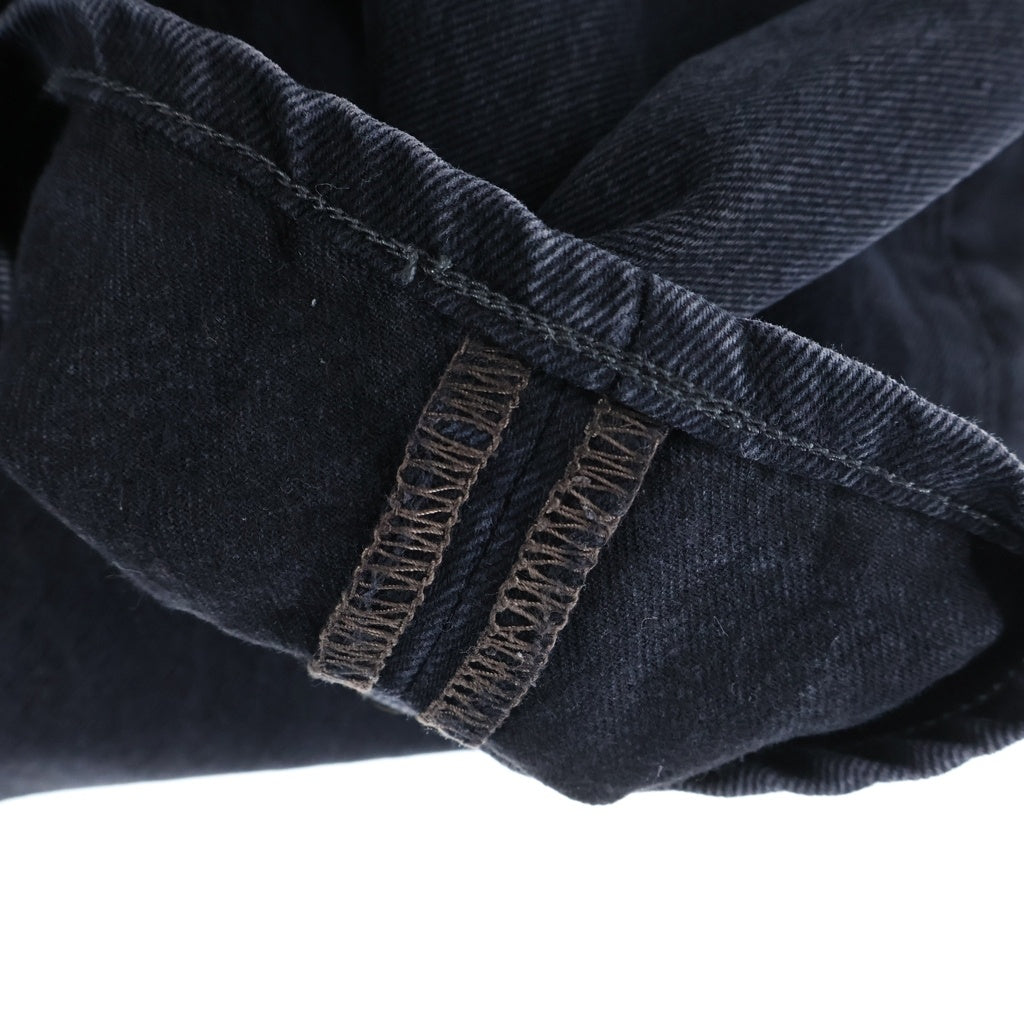 Levi's(リーバイス) 90S VINTAGE 501 後染め ボタン裏653 スモールe USA製 フライボタン デニム パンツ ブラック